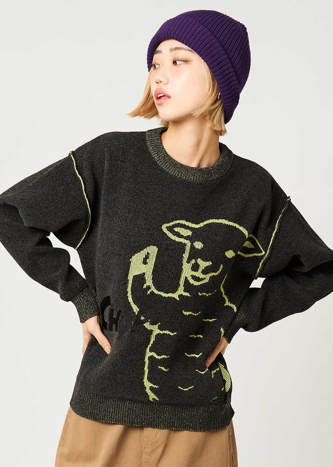 Lamb Chop | Mole Crew Neck Knit