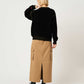 Nagasugiru Inu Meets Hot Dog | Mall Crew Neck Knit