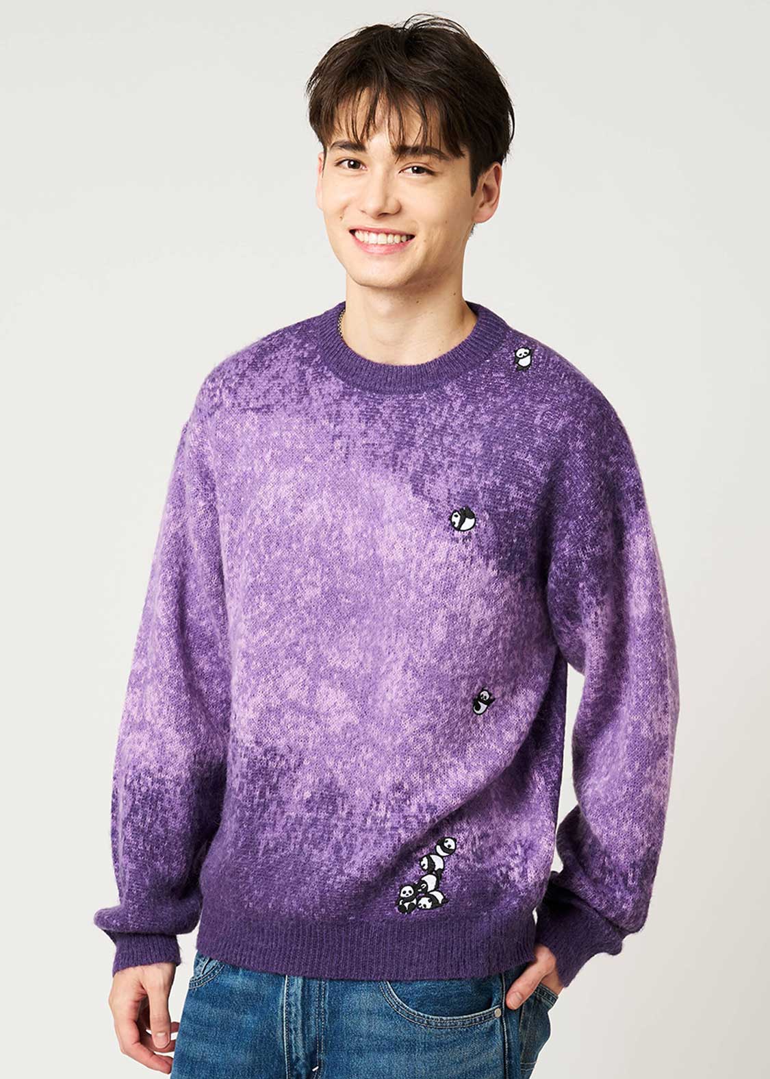 Rolling Pandas | Gradient Crew Neck Knit