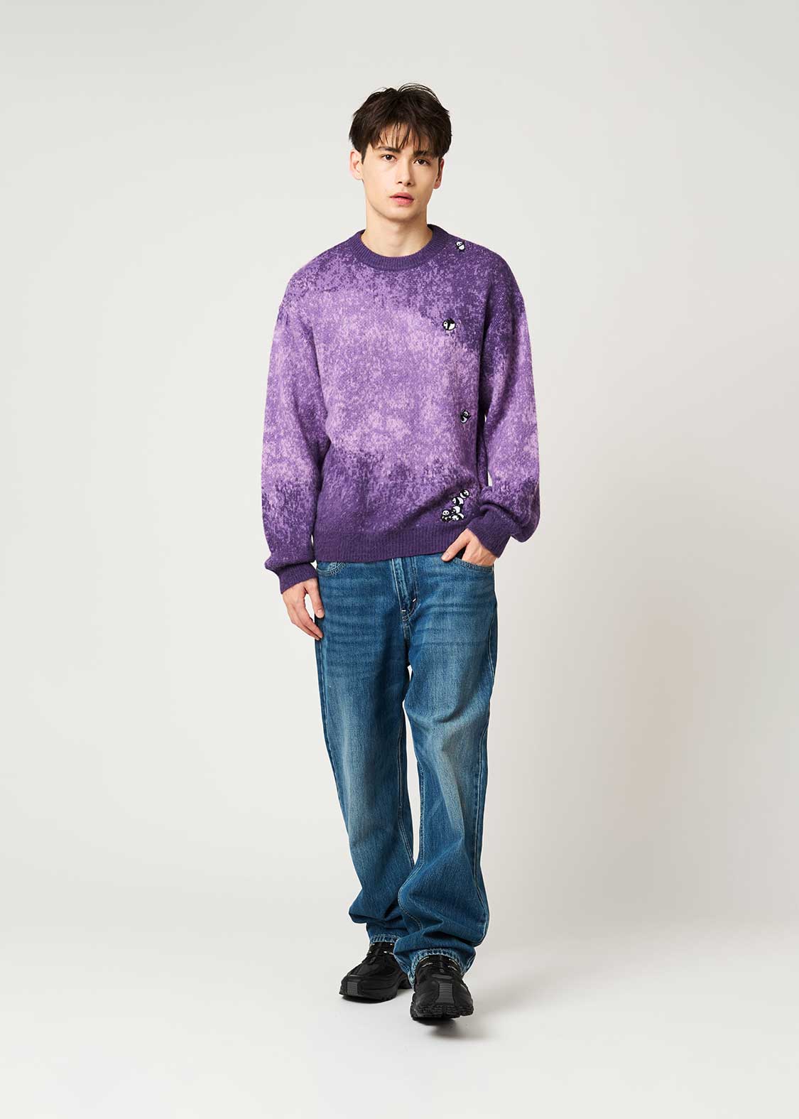 Rolling Pandas | Gradient Crew Neck Knit