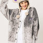 Lalakoko | Jacquard V-Neck Knit Cardigan