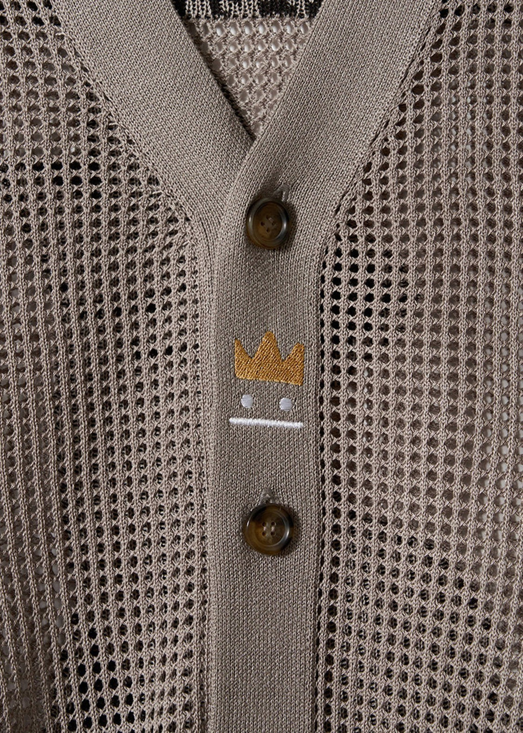 Beautiful Shadow Crown | Mesh Knit Cardigan
