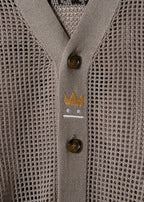 Beautiful Shadow Crown | Mesh Knit Cardigan
