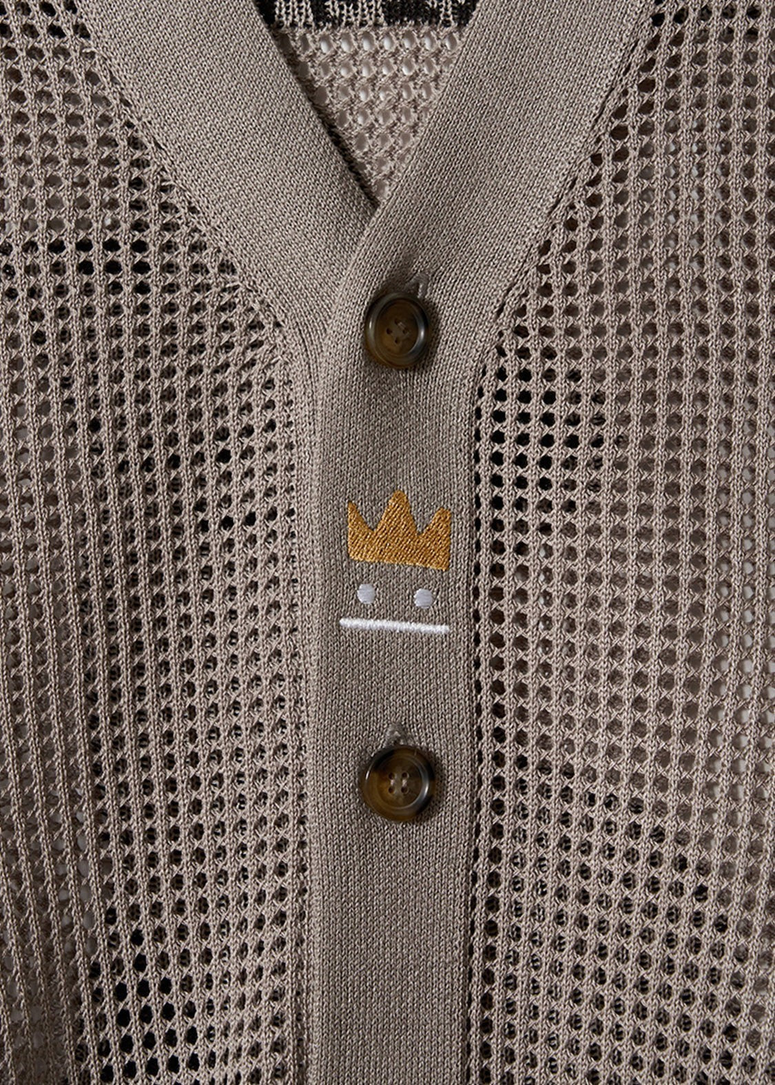Beautiful Shadow Crown | Mesh Knit Cardigan