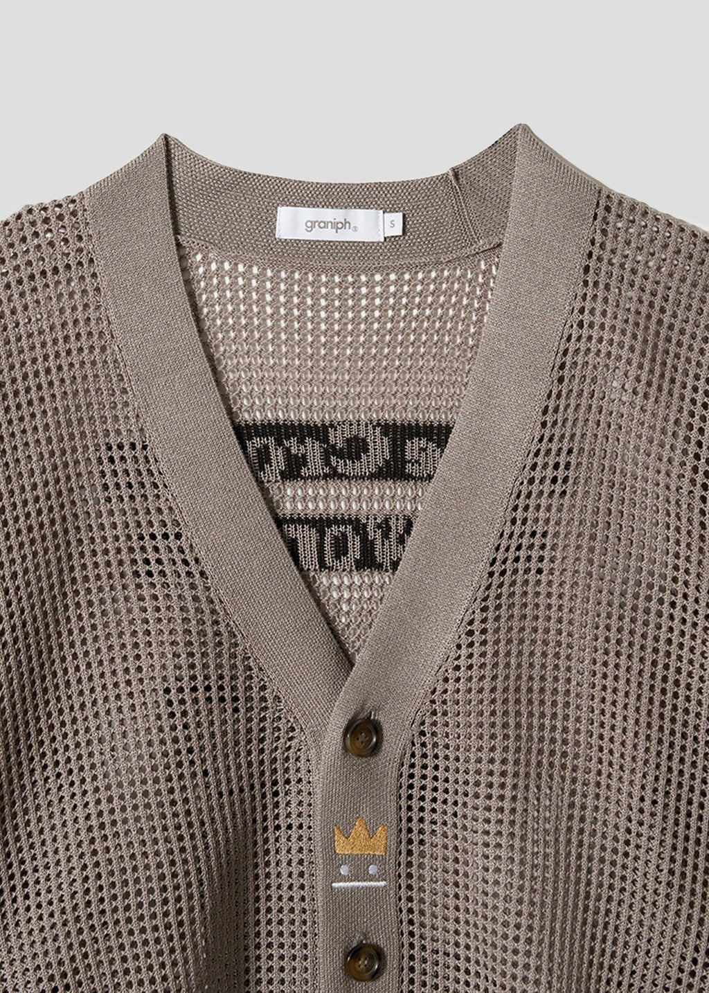 Beautiful Shadow Crown | Mesh Knit Cardigan