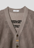 Beautiful Shadow Crown | Mesh Knit Cardigan