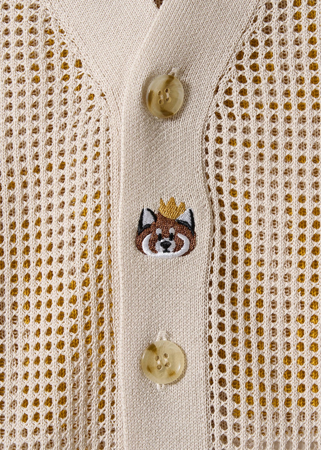 Ikaku Royal | Mesh Knit Cardigan