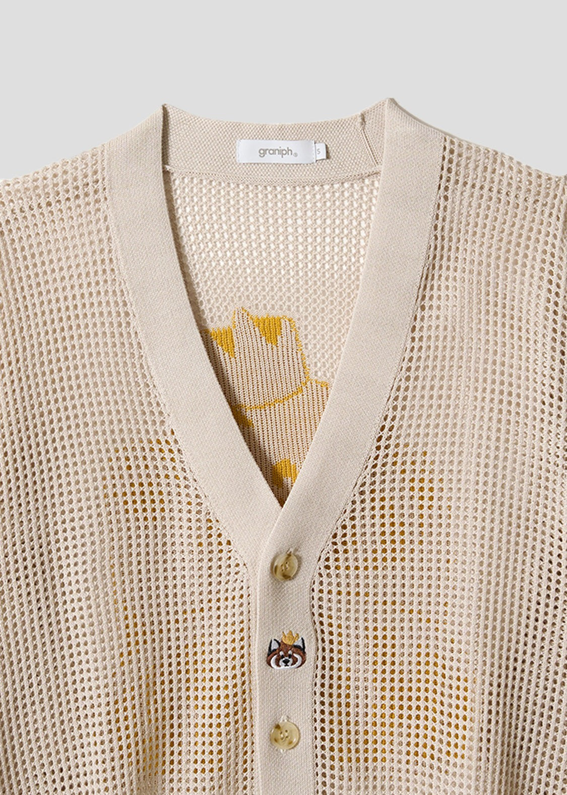 Ikaku Royal | Mesh Knit Cardigan