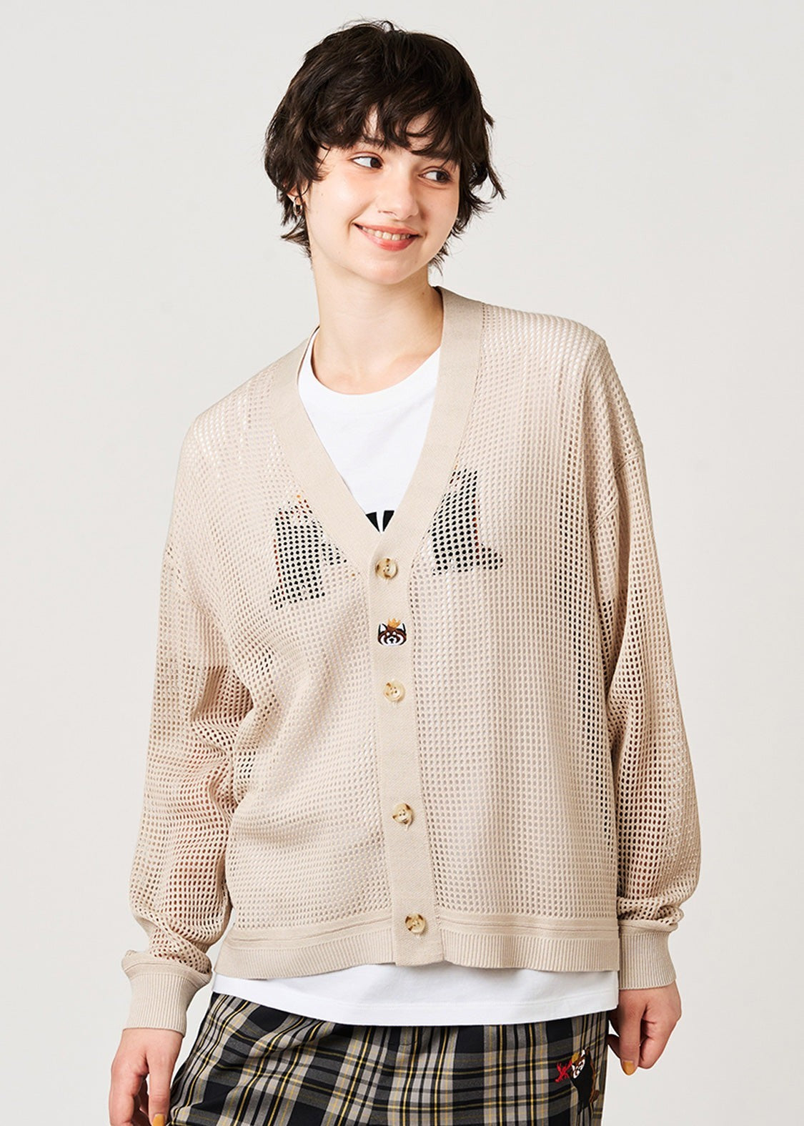 Ikaku Royal | Mesh Knit Cardigan