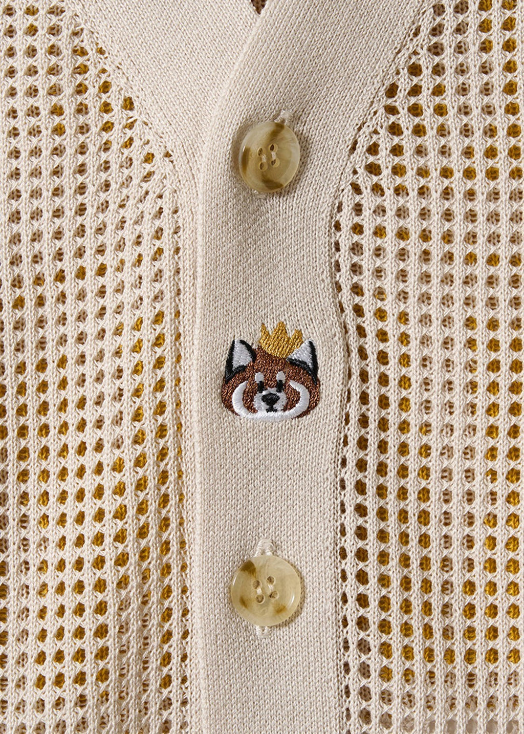 Ikaku Royal | Mesh Knit Cardigan