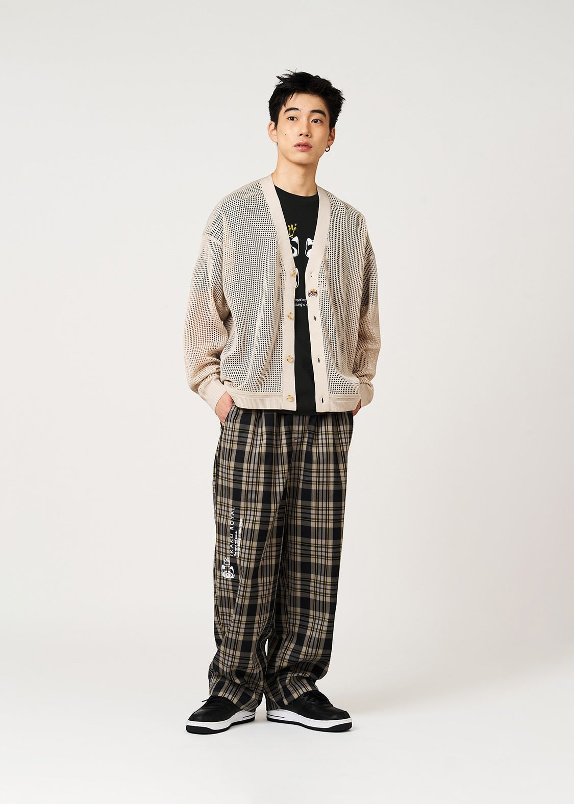Ikaku Royal | Mesh Knit Cardigan