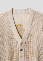 Ikaku Royal | Mesh Knit Cardigan