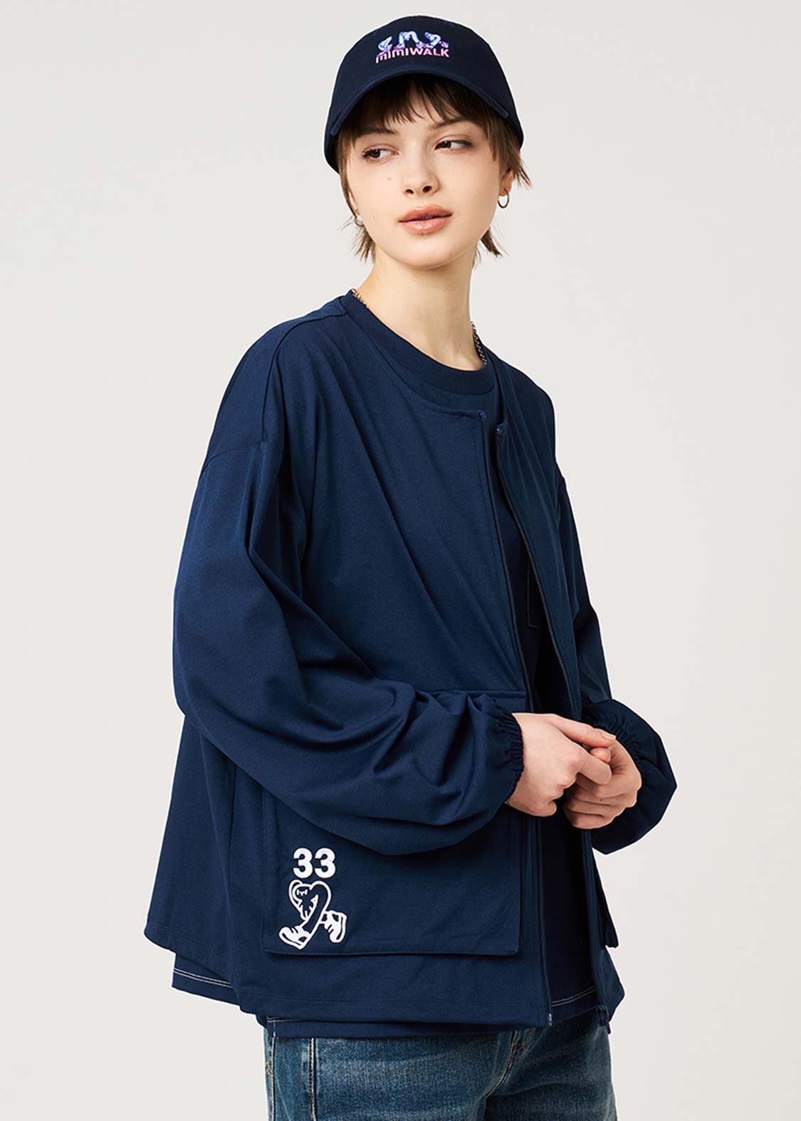 Big Mimi | Zip Cardigan