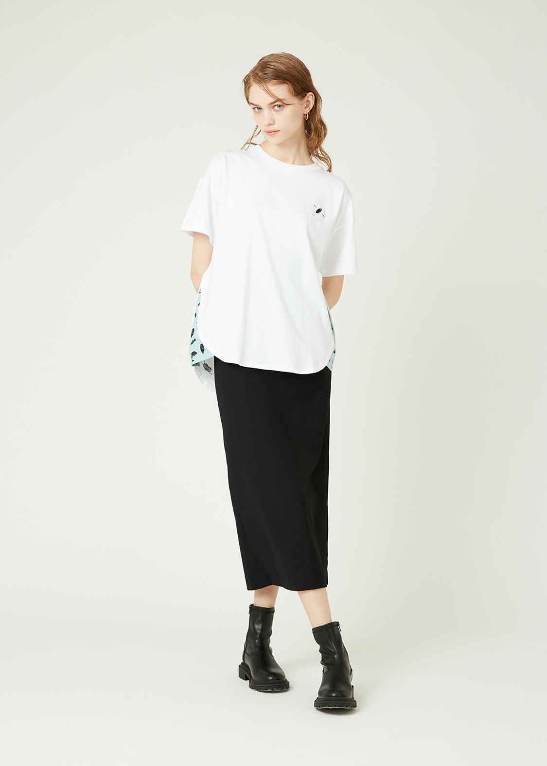 Side Gusset Short Sleeve Tee (Beautiful Shadow Pool)