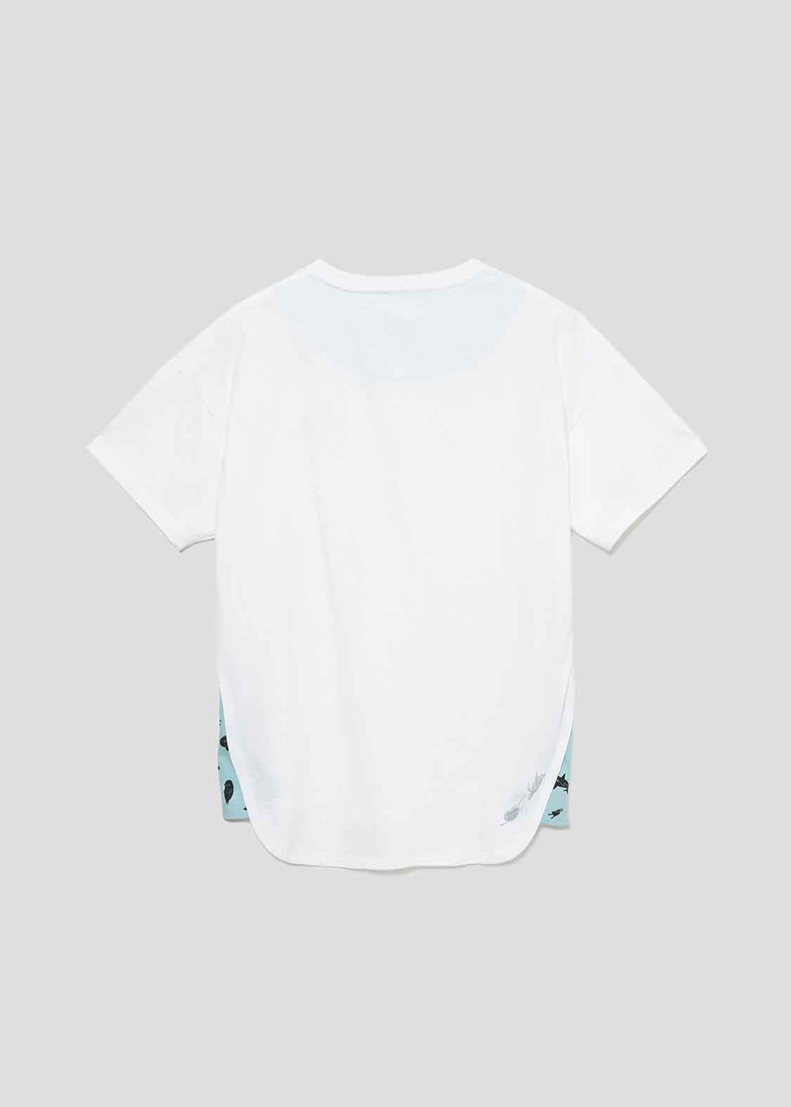 Side Gusset Short Sleeve Tee (Beautiful Shadow Pool)