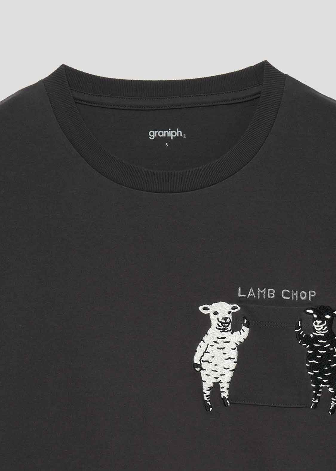 Side Gusset Short Sleeve Tee (Lamb Chop Friends)