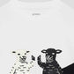 Big Silhouette Half Sleeve Tee (Lamb Chop Friends)