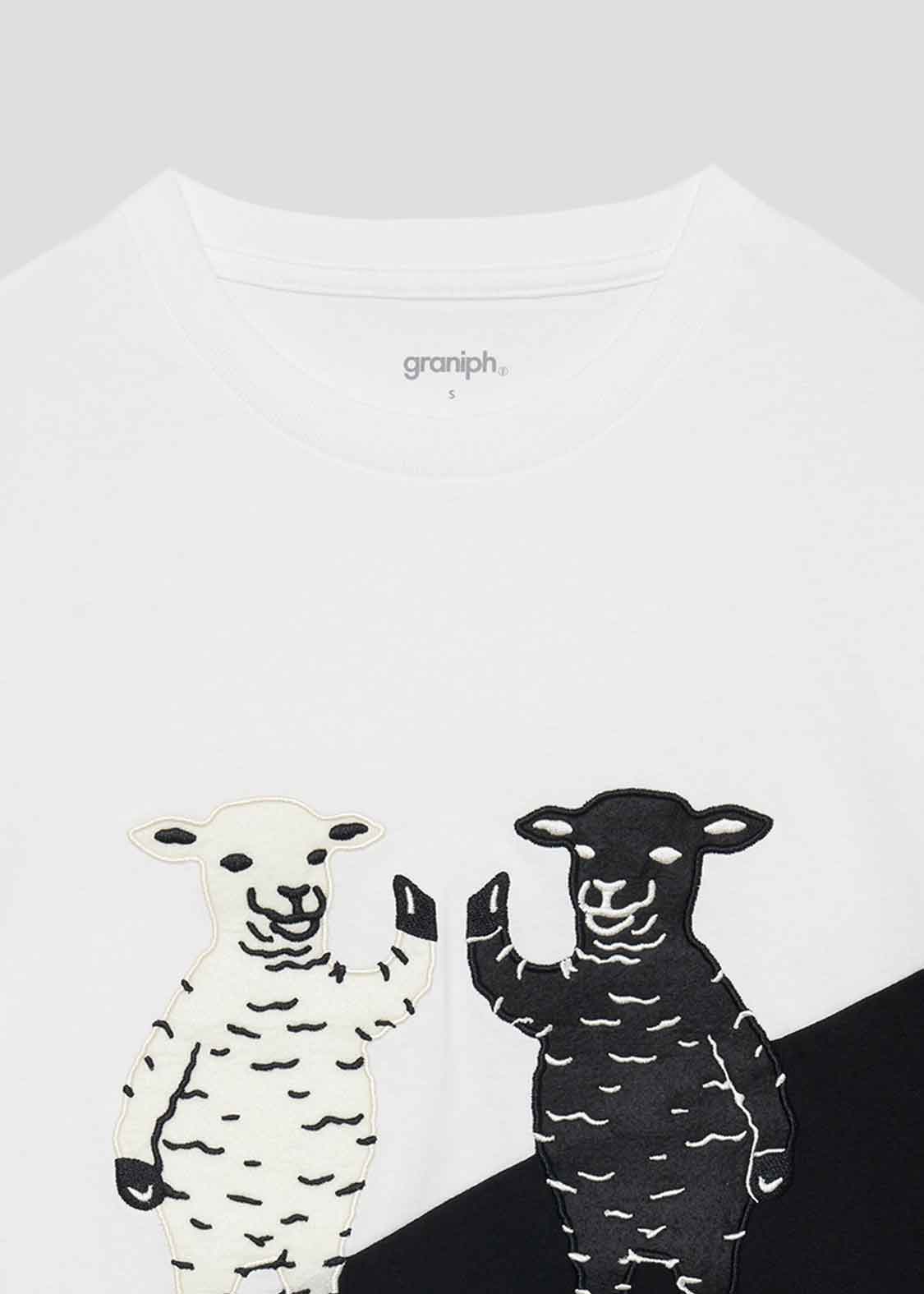 Big Silhouette Half Sleeve Tee (Lamb Chop Friends)