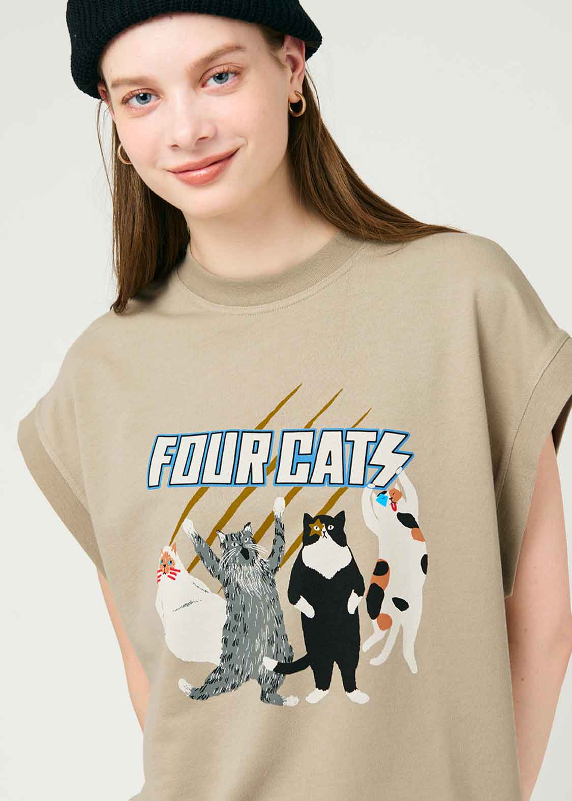 Sweat Vest (THE FOUR CATS)