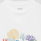 Big Silhouette Half Sleeve Tee (Beautiful Shadow and Coral Reefs)