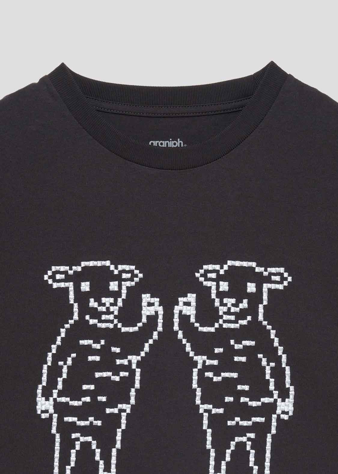 Big Silhouette Half Sleeve Tee (Lamb Chop  8bit)