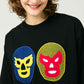 Big Silhouette Half Sleeve Tee (Lucharyman Mask 01)