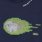 Draw Cord Big Dry Short Sleeve Tee (Galaxy Dog  8bit )