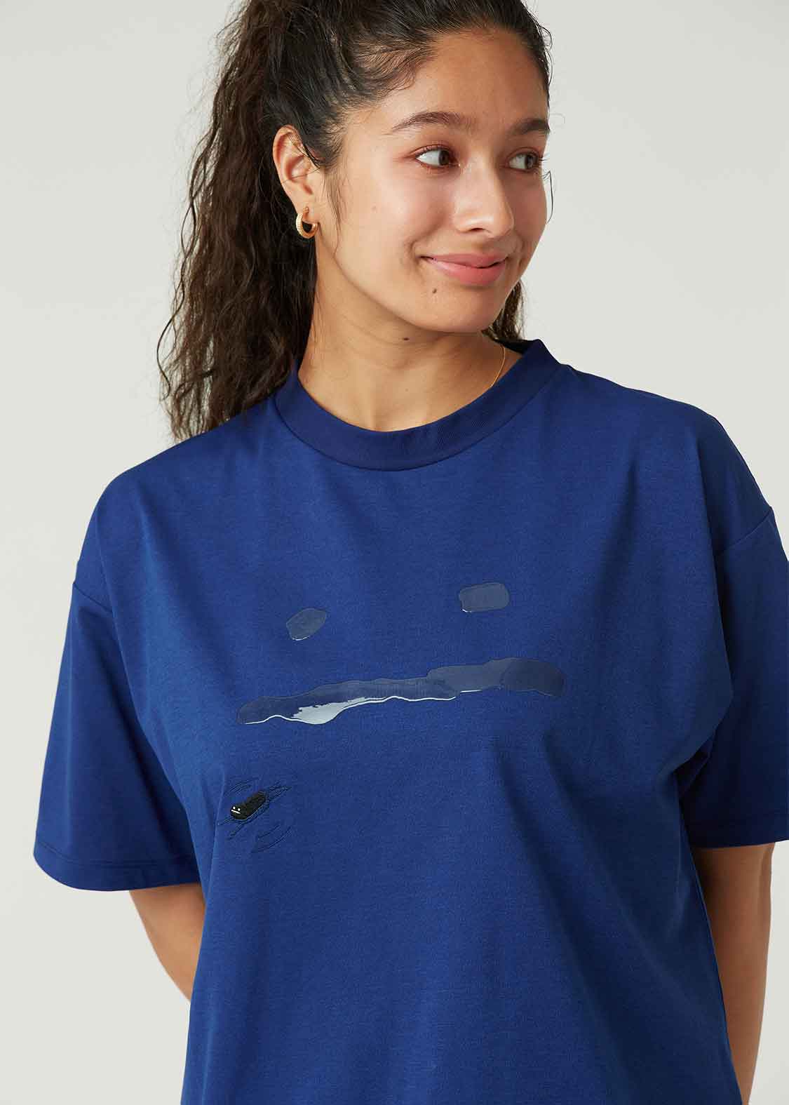 Draw Cord Big Dry Short Sleeve Tee (Beautiful Shadow Pool)