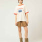 Big Silhouette Short Sleeve Trim Tee (Beautiful Shadow Burger)