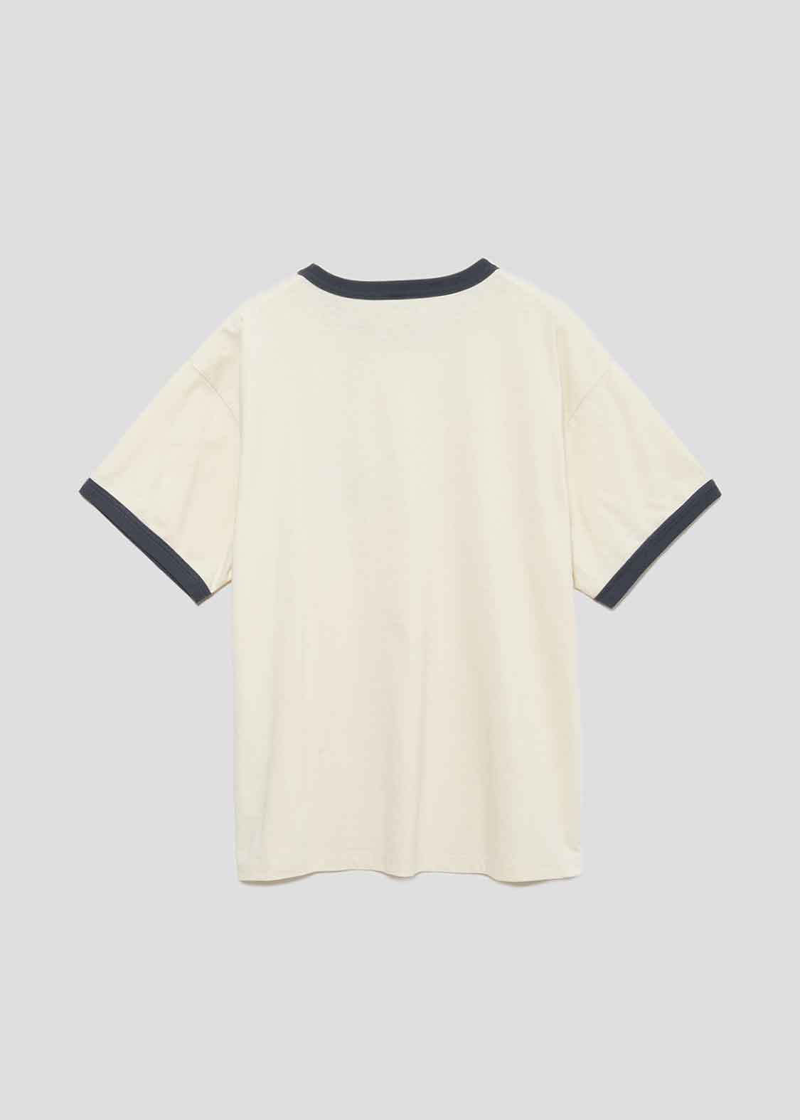 Big Silhouette Short Sleeve Trim Tee (Lamb Chop Friends)