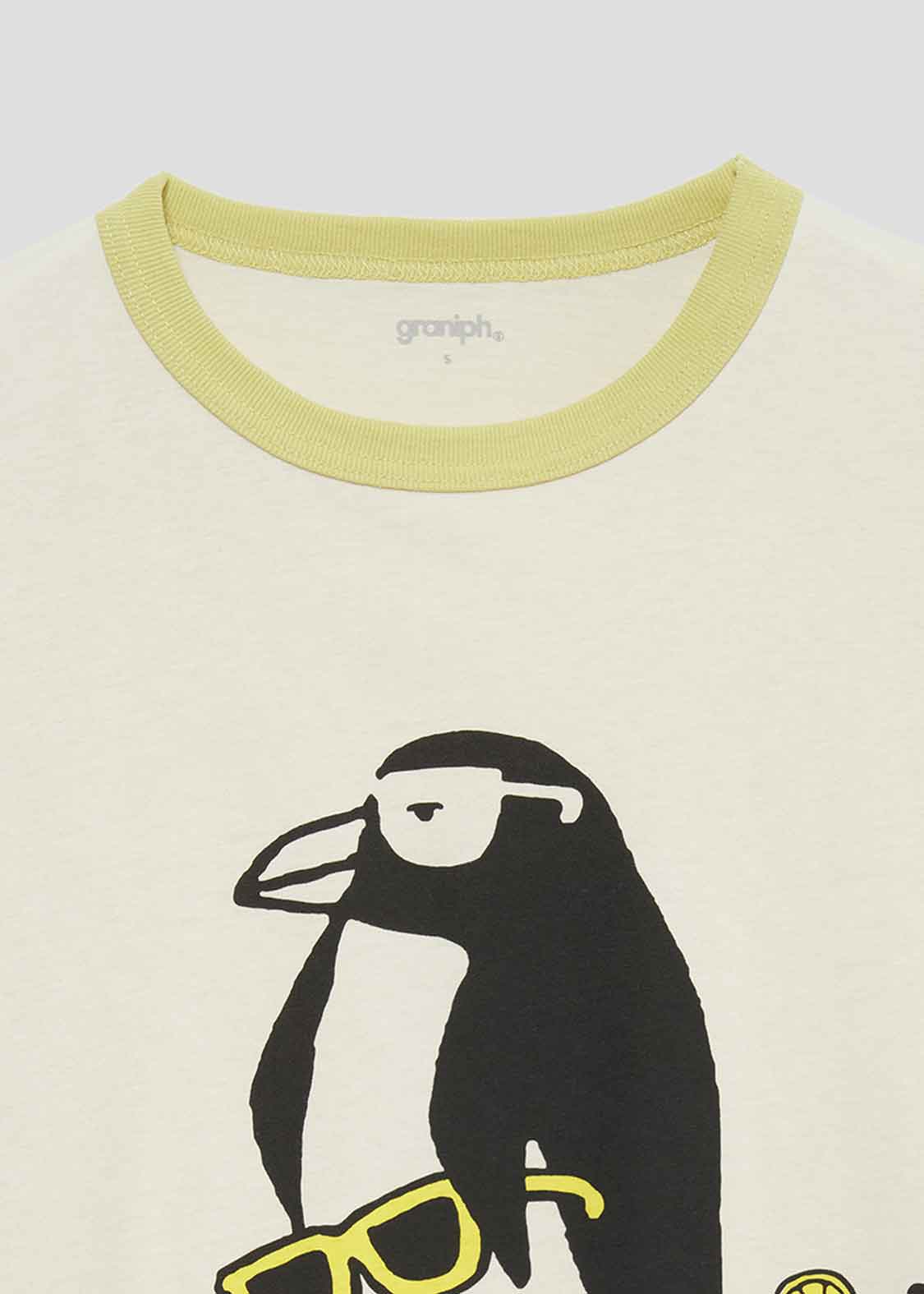 Big Silhouette Short Sleeve Trim Tee (City boy Penguin)