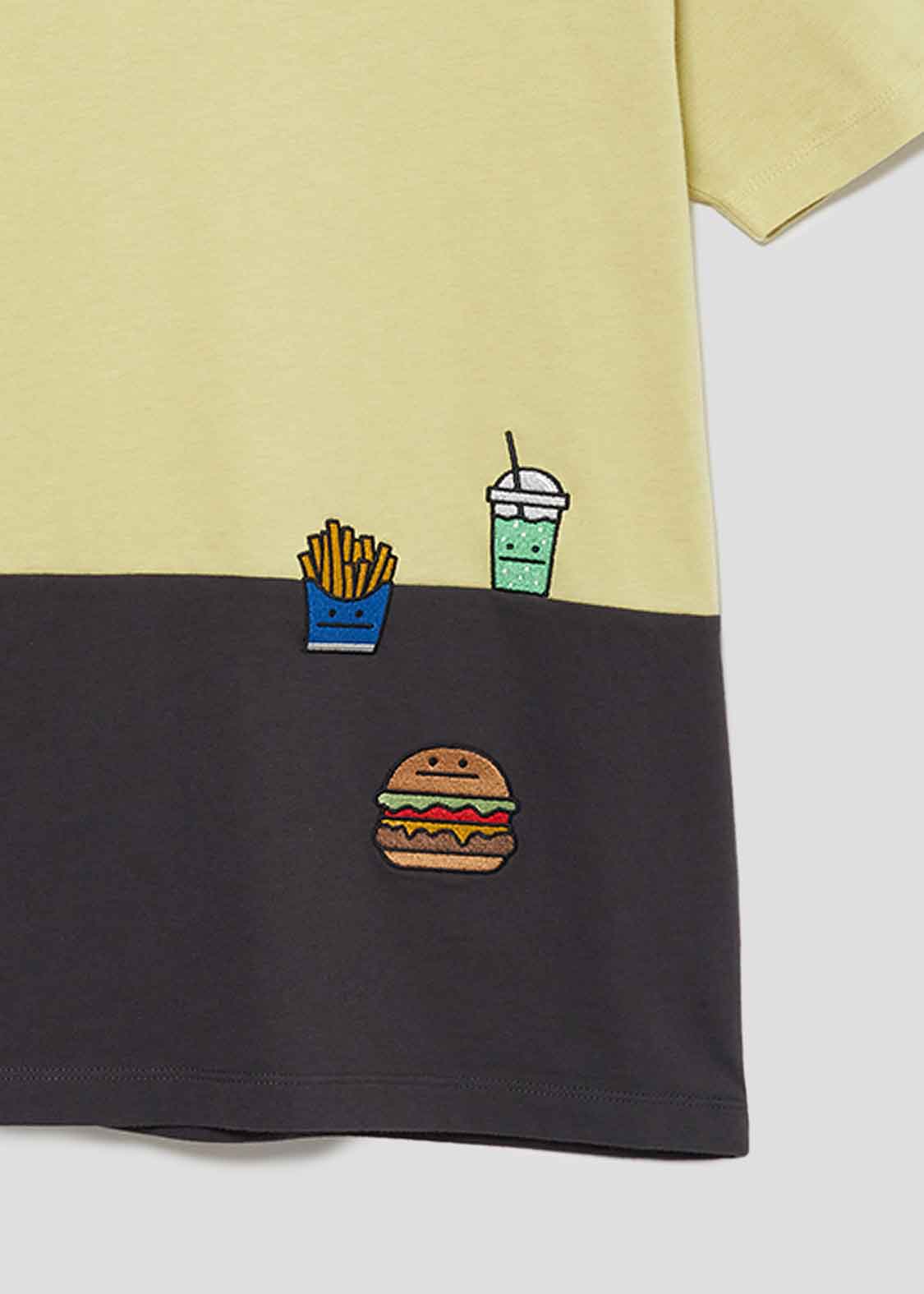 Bicolor Short Sleeve Tee (Beautiful Shadow Burger)