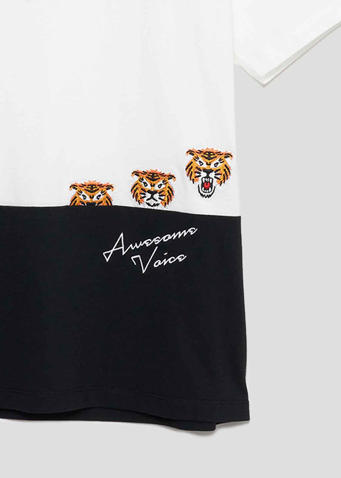 Bicolor Short Sleeve Tee (Awesome Tiger)