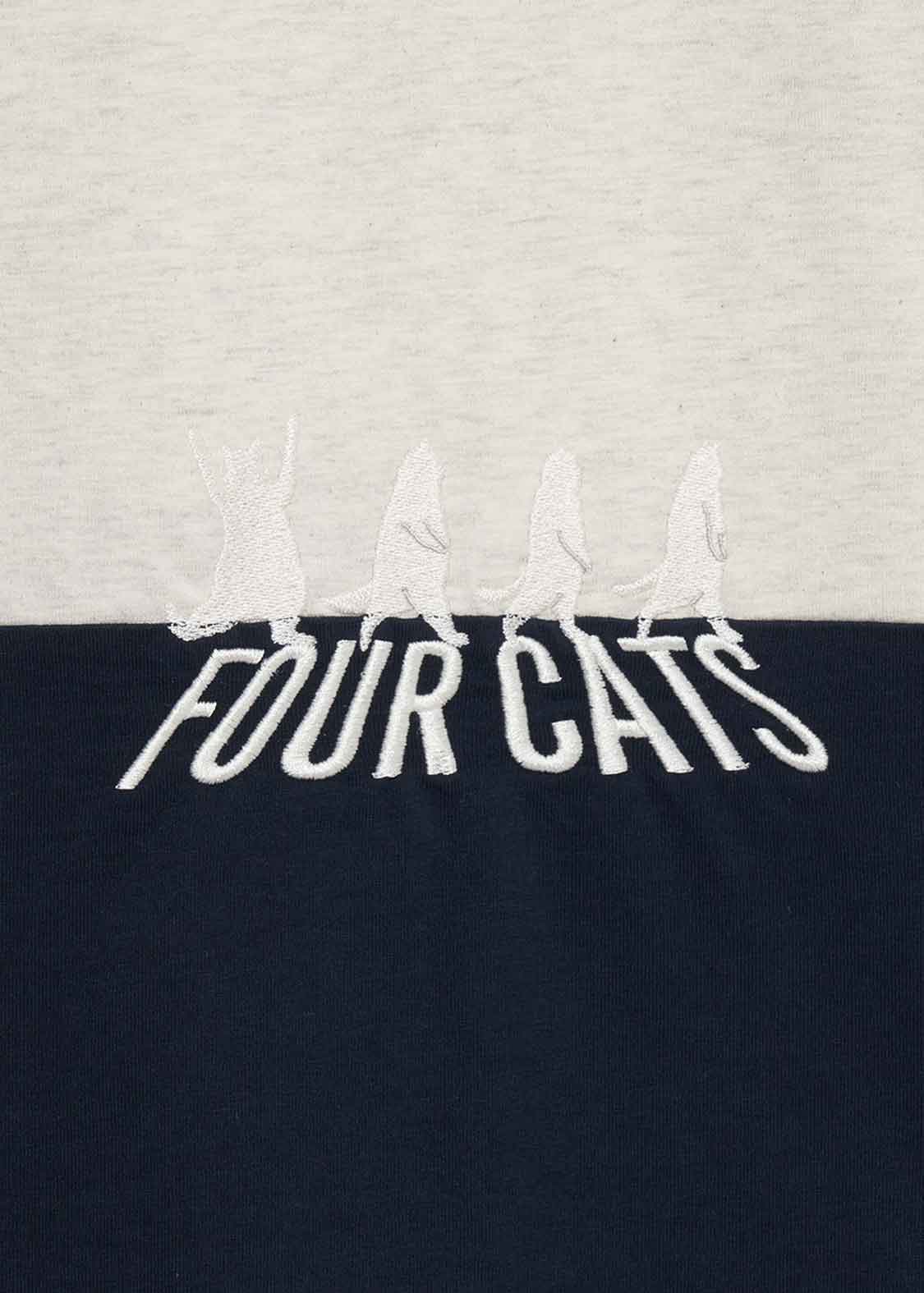 Bicolor Short Sleeve Tee (THE FOUR CATS Walk)