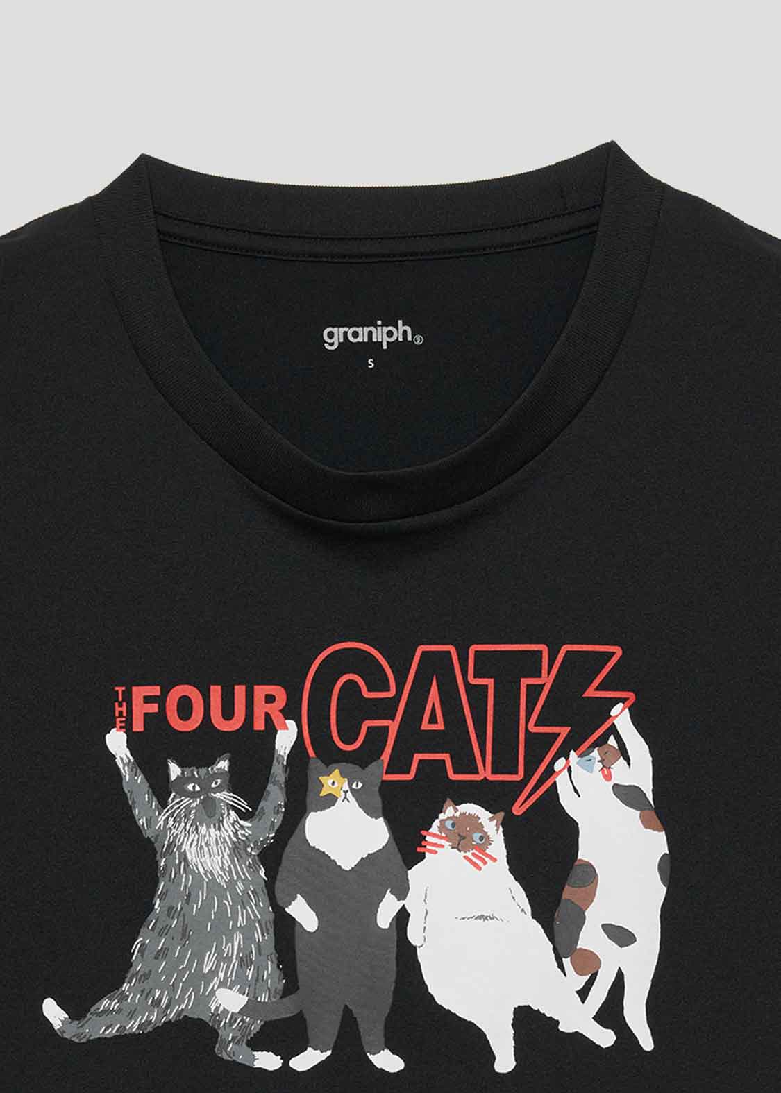 Rash Guard  Short Sleeve Tee (THE FOUR CATS)