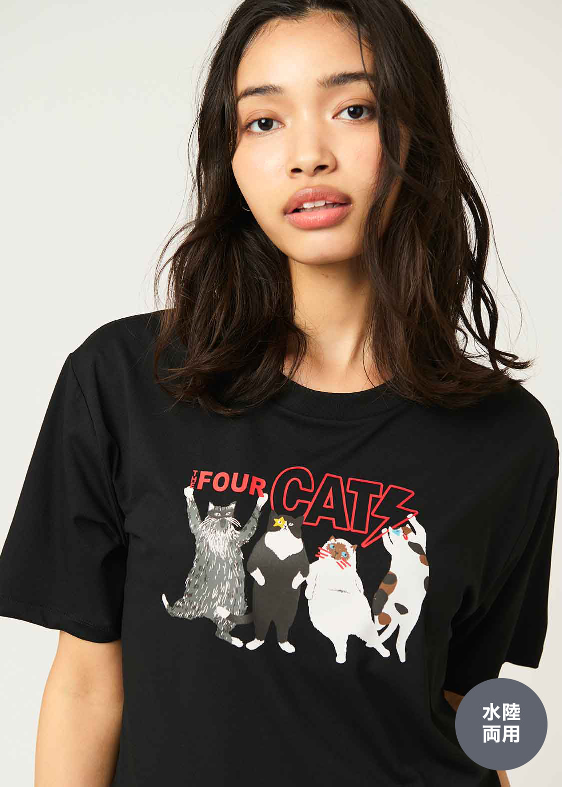 Rash Guard  Short Sleeve Tee (THE FOUR CATS)