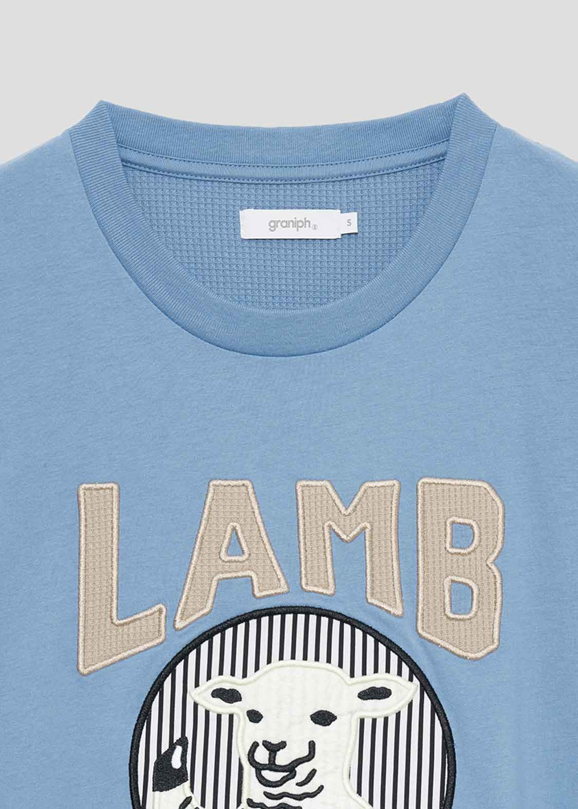 Back Waffle Short Sleeve Tee (Lamb Chop)