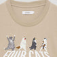 Back Waffle Short Sleeve Tee (THE FOUR CATS Walk)