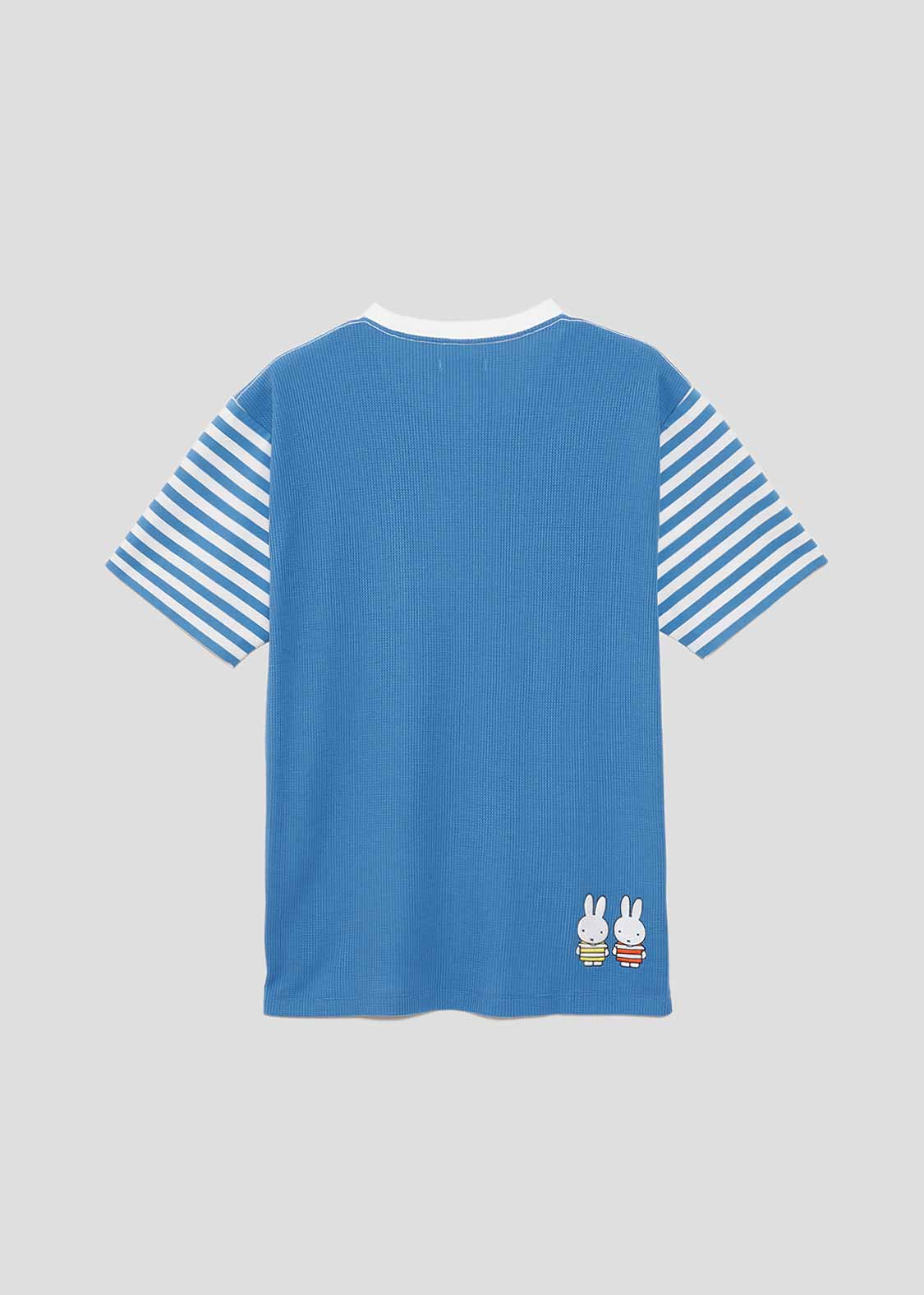 miffy Back Waffle Short Sleeve Tee  (miffy_miffy Stripe)