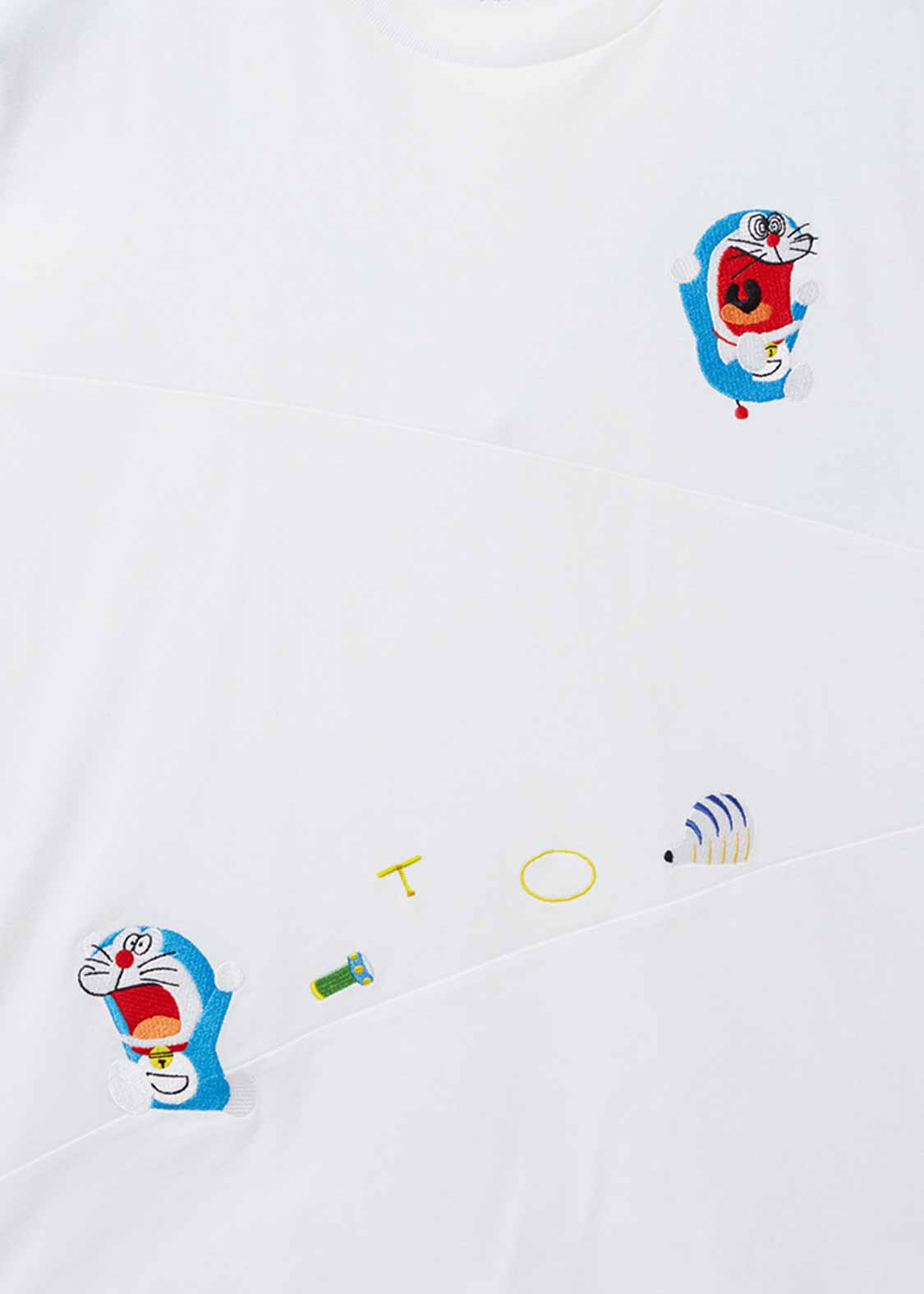 Doraemon Big Silhouette Half Sleeve Tee (Doraemon_Panic)