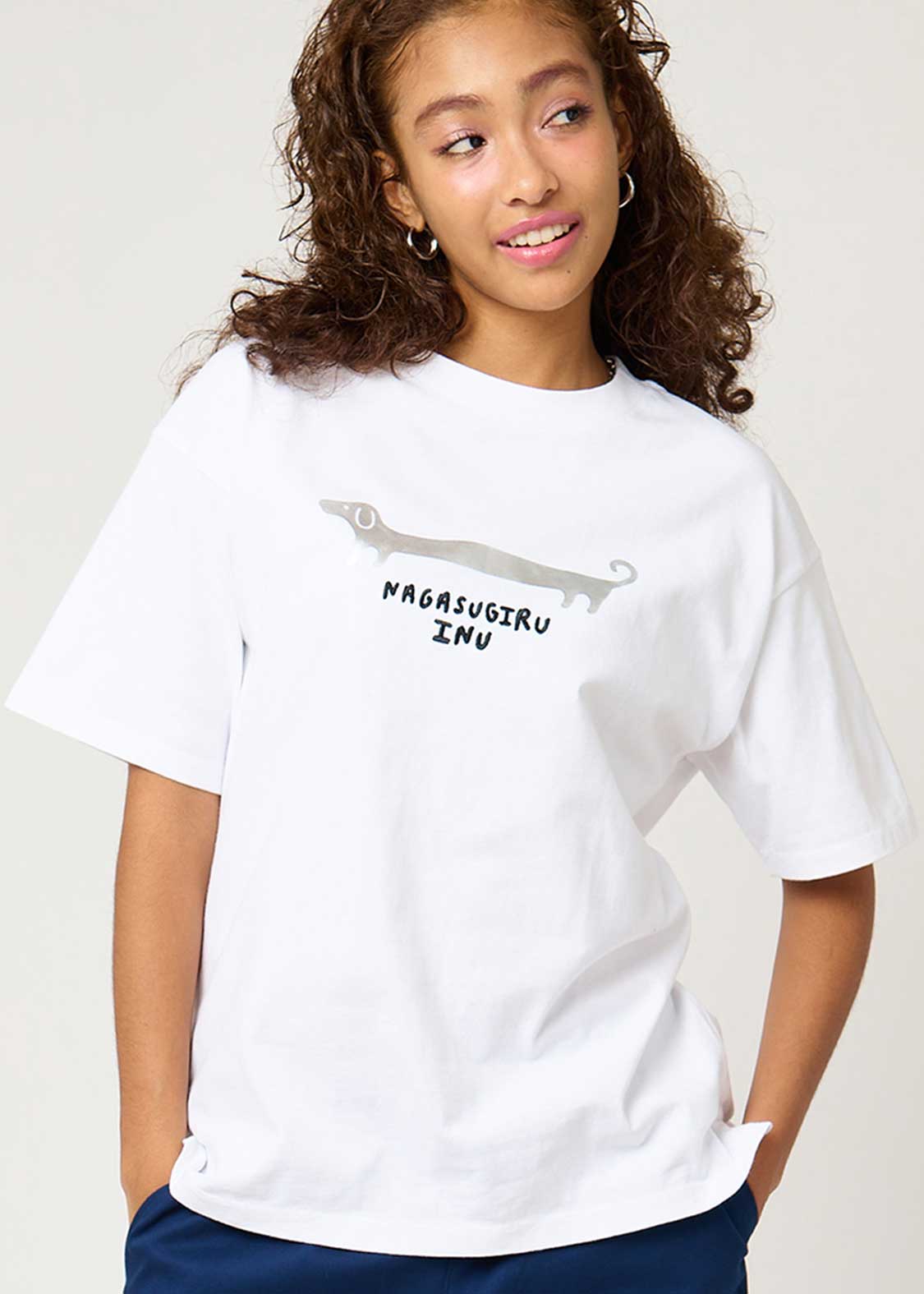 Big Silhouette Tee (Nagasugiru Inu)