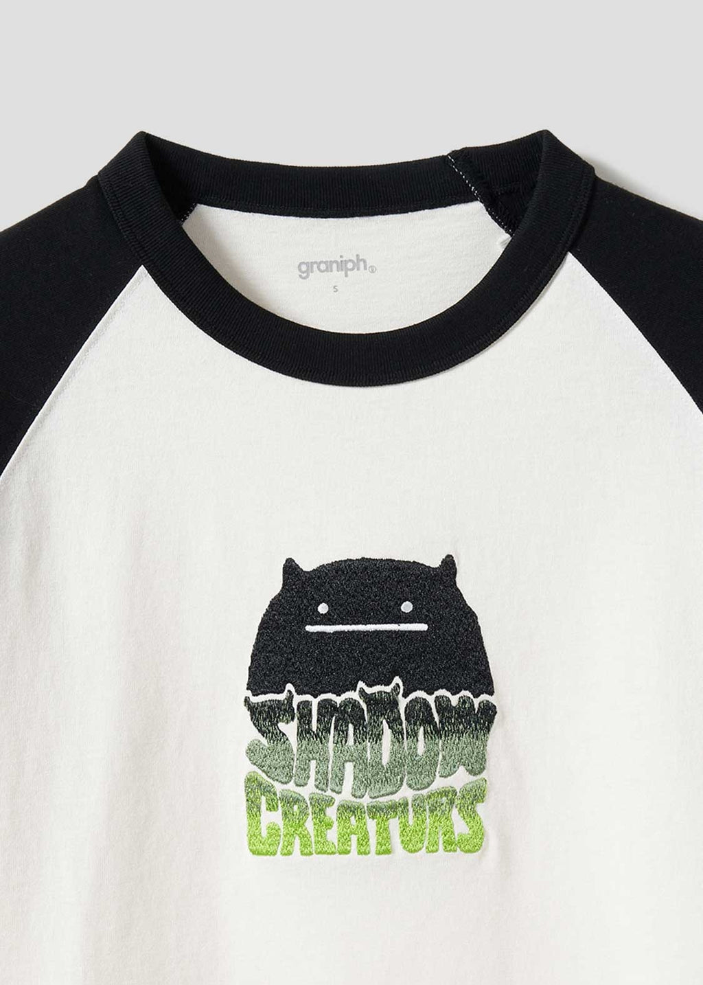 Raglan Half Sleeve Tee (Beautiful Shadow Creature)