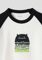 Raglan Half Sleeve Tee (Beautiful Shadow Creature)