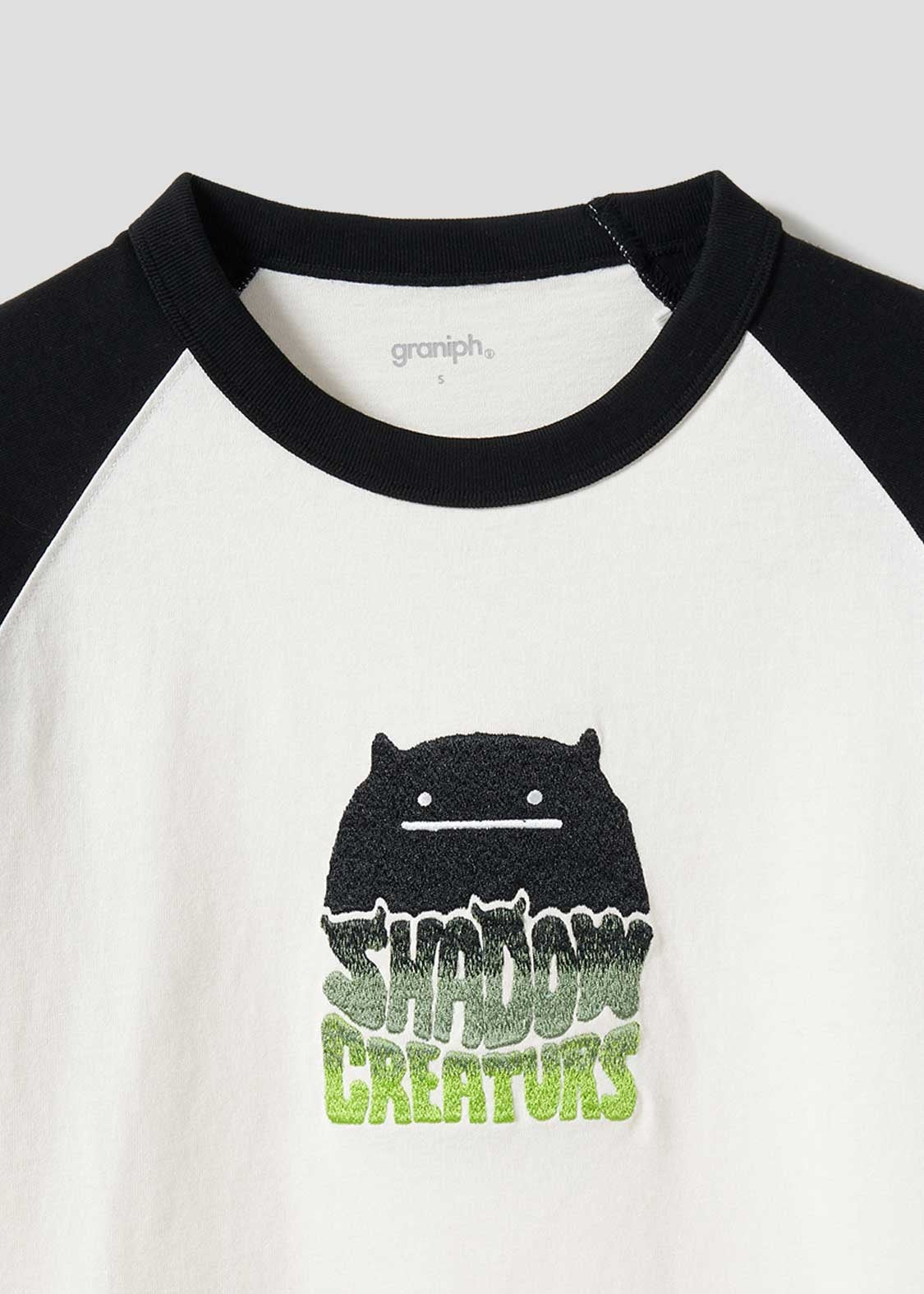 Raglan Half Sleeve Tee (Beautiful Shadow Creature)