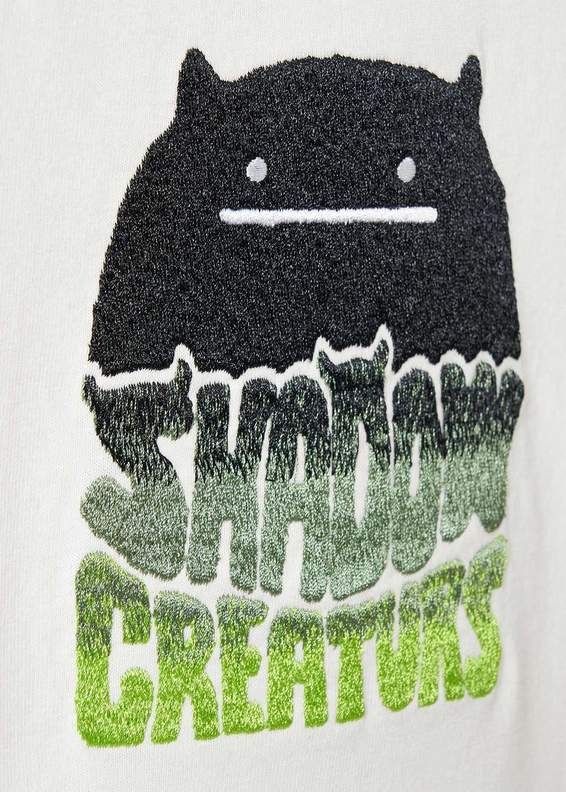 Raglan Half Sleeve Tee (Beautiful Shadow Creature)