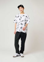 Multi Pattern Big Silhouette Short Sleeve Tshirt (Beautiful Shadow Orchestra)