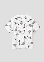 Multi Pattern Big Silhouette Short Sleeve Tshirt (Beautiful Shadow Orchestra)