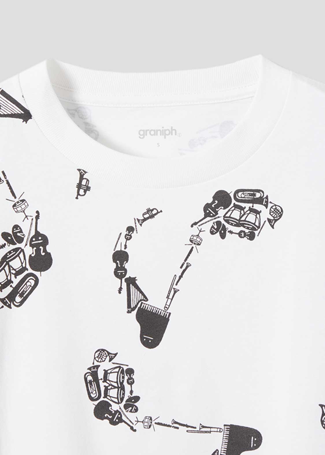 Multi Pattern Big Silhouette Short Sleeve Tshirt (Beautiful Shadow Orchestra)