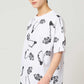 Multi Pattern Big Silhouette Short Sleeve Tshirt (Beautiful Shadow Orchestra)
