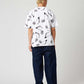 Multi Pattern Big Silhouette Short Sleeve Tshirt (Beautiful Shadow Orchestra)